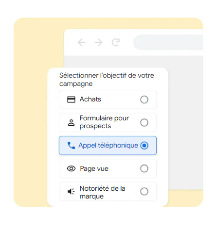 objectifs Google ads